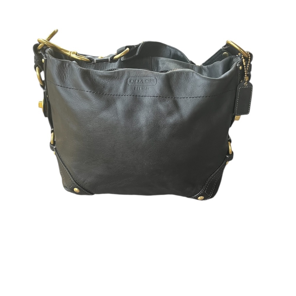 Carly Coach Black Leather Women's Bag